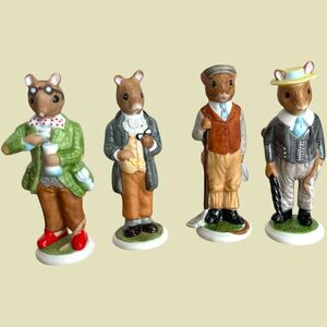 Sebastian Miniatures Samuel Alexander Henry Wilfred Mouse Figurines Lot of 4 FP